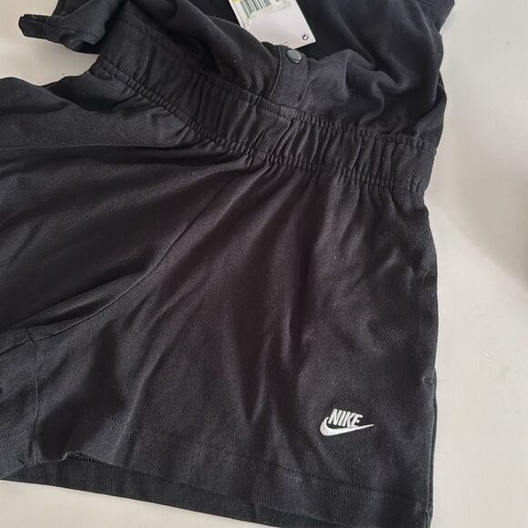 Nike Girls Sportswear Black NWT 
Button Up Romper Big Kids - Picture 5 of 6